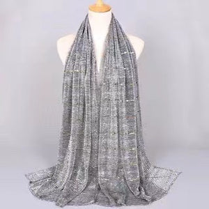 Long gilding paillette lace Scarf/Shawl  (twelve colors)