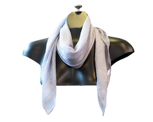 M-plain silk feeling square scarf (Eleven colours)