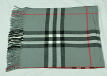 Load image into Gallery viewer, Winter Unsex check plaid wool feeling  large shawl/scarf (Seven colours)
