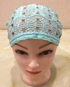 Kids size sparkly Turban/Hijab pattern 1 (Nine colours)