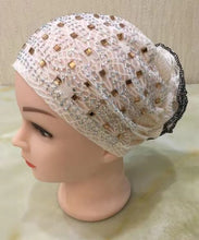 Load image into Gallery viewer, Kids size sparkly Turban/Hijab pattern 1 (Nine colours)
