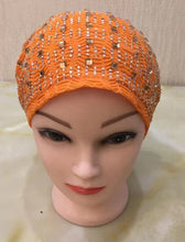 Load image into Gallery viewer, Kids size sparkly Turban/Hijab pattern 1 (Nine colours)
