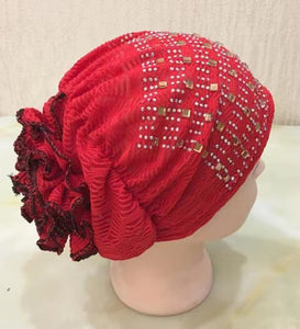 Kids size sparkly Turban/Hijab pattern 1 (Nine colours)