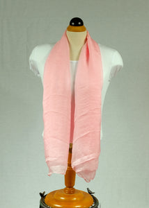 Plain silk feeling buttoned shawl (nine colours)