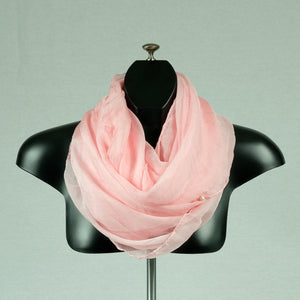 Plain silk feeling buttoned shawl (nine colours)