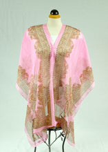 Load image into Gallery viewer, Silk feeling buttoned shawl  (Eleven colours)
