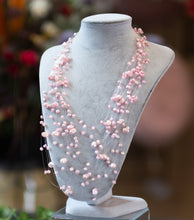 Load image into Gallery viewer, Freshwater pearl necklace designed with mult-strands
