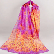 Load image into Gallery viewer, lily Patten cotton feeling long scarf (four colours)
