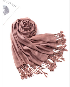 Cashmere Feeling Large plain Shawl/Scarf (twenty-one colours)