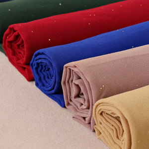 Long chiffon gilding scarf/Shawl  (Nine colors)