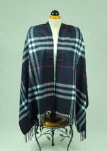 Load image into Gallery viewer, Winter Unsex check plaid wool feeling  large shawl/scarf (Seven colours)
