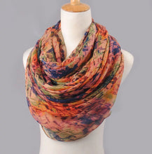 Load image into Gallery viewer, Abstract patterns cotton feeling long scarf (four colours)
