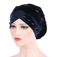 Load image into Gallery viewer, Velvet folding pile with pearl Cap  (Seven colors)
