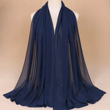 Load image into Gallery viewer, Long chiffon gilding scarf/Shawl  (Nine colors)
