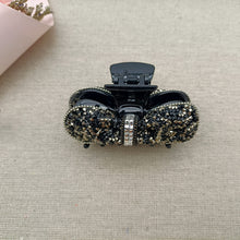 Load image into Gallery viewer, Classic middle Claw Hair clips with rhinestones (three-colours )
