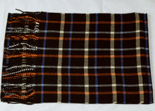 Load image into Gallery viewer, Narrow long wool feeling unisex classic check plaid scarf (Eighteen colours)
