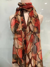 Load image into Gallery viewer, Long Trendy multicolour glitter Scarf/Shawl finished with lace edge (Four colours)
