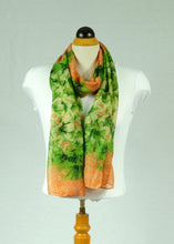 Load image into Gallery viewer, lily Patten cotton feeling long scarf (four colours)
