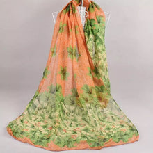 Load image into Gallery viewer, lily Patten cotton feeling long scarf (four colours)
