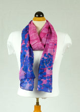 Load image into Gallery viewer, Rectangle with flower cotton feeling long scarf (four colours)
