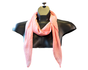 M-plain silk feeling square scarf (Eleven colours)