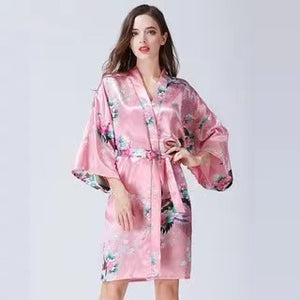 Lady long cardigan robe pattern1 (ten colors)