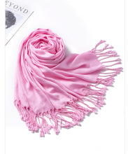 Load image into Gallery viewer, Cashmere Feeling Large plain Shawl/Scarf (twenty-one colours)
