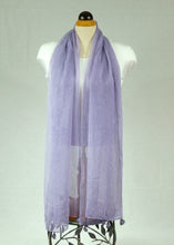 Load image into Gallery viewer, Plain silk feeling  long scarf (Five colours)
