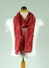 Load image into Gallery viewer, Musical sign Patten cotton feeling long scarf (Seven colours)
