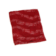 Load image into Gallery viewer, Musical sign Patten cotton feeling long scarf (Seven colours)
