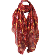 Load image into Gallery viewer, Deer patterns cotton feeling long scarf (Five colours)
