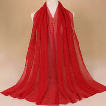 Load image into Gallery viewer, Long lace trendy gilding Scarf/Shawl  (Nine colors)
