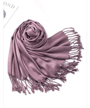 Load image into Gallery viewer, Cashmere Feeling Large plain Shawl/Scarf (twenty-one colours)
