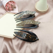 Load image into Gallery viewer, large swallow-tailed Hair clips with animal print 13cm (three-colours )
