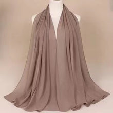 Load image into Gallery viewer, Long chiffon gilding scarf/Shawl  (Nine colors)
