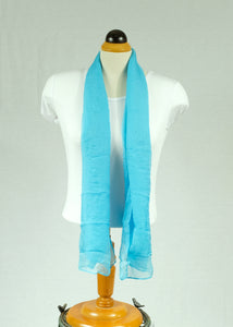 Plain silk feeling buttoned shawl (nine colours)