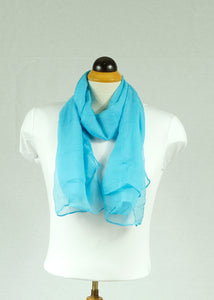 Plain silk feeling buttoned shawl (nine colours)