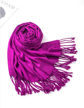 Load image into Gallery viewer, Cashmere Feeling Large plain Shawl/Scarf (twenty-one colours)
