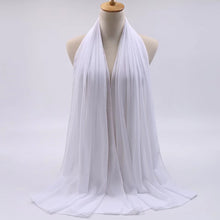 Load image into Gallery viewer, Long chiffon gilding scarf/Shawl  (Nine colors)
