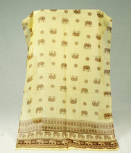 Load image into Gallery viewer, M-long elephant pattern silk feeling scarf (five colours)
